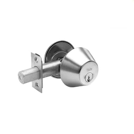 YALE DOUBLE DEADBOLT VYED 1002 STAINLESS STEEL