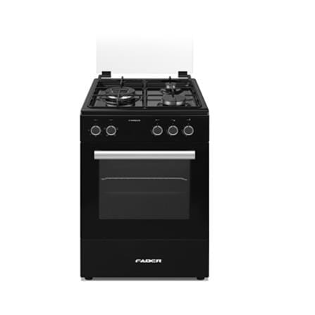 FABER FREESTANDING COOKER FISSO 5583E/BK BLACK 3BURNER 5FUNCTIONS 50LITER