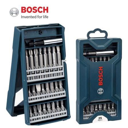 BOSCH 2607017400  25EA/SET SCREW DRIVER BIT