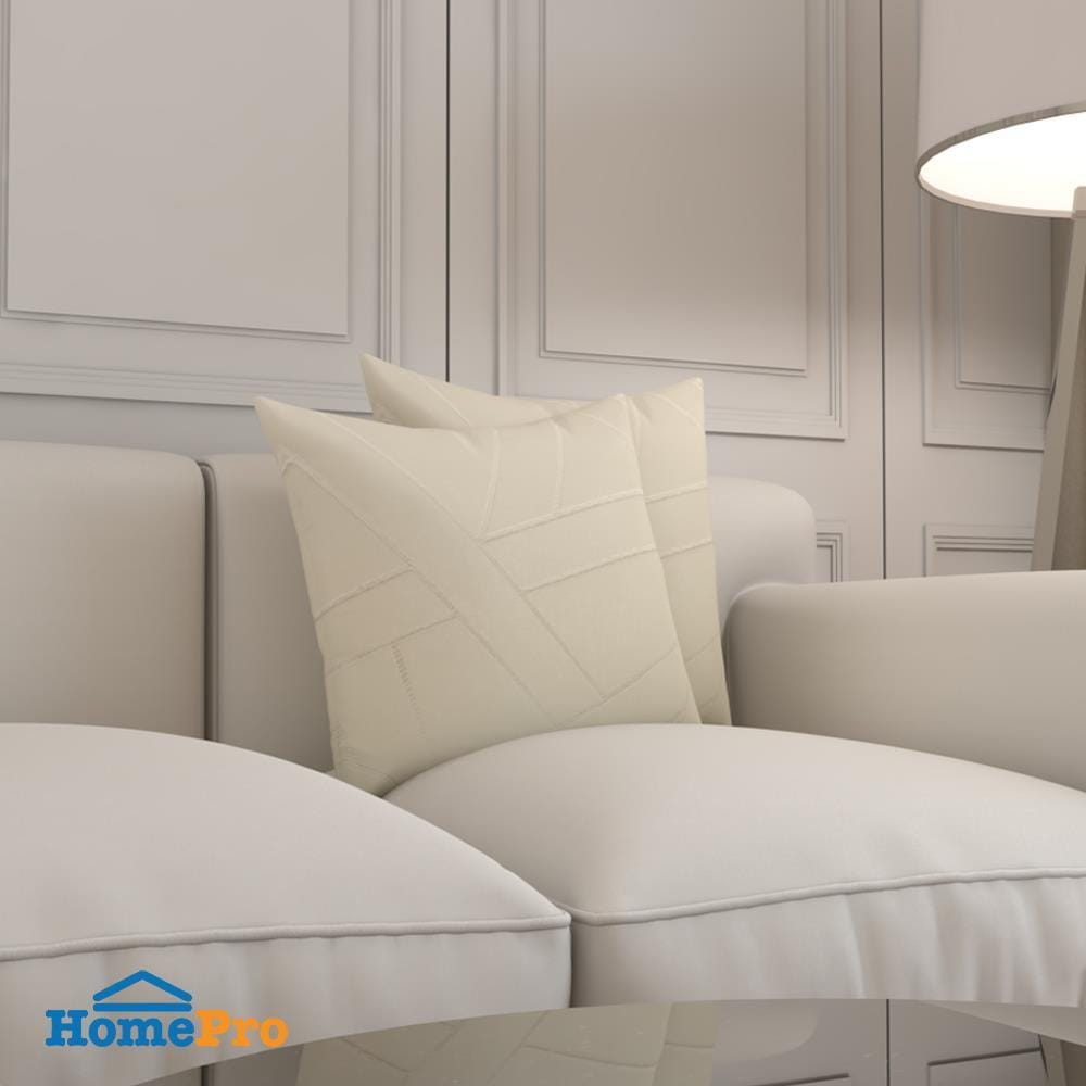 CUSHION HOME LIVING STYLE HAZA 18X18 INCH CREAM