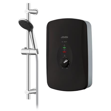 JOVEN SHOWER HEATER DC PUMP WITH HAND SHOWER SL30iP BLACK