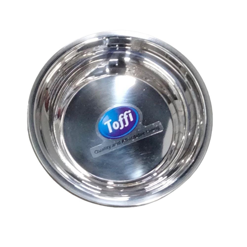 TOFFI STAINLESS STEEL RICE PLATE 18CM (K4818)