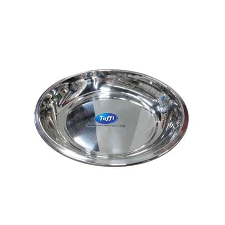 TOFFI STAINLESS STEEL RICE PLATE 22CM (K4822)