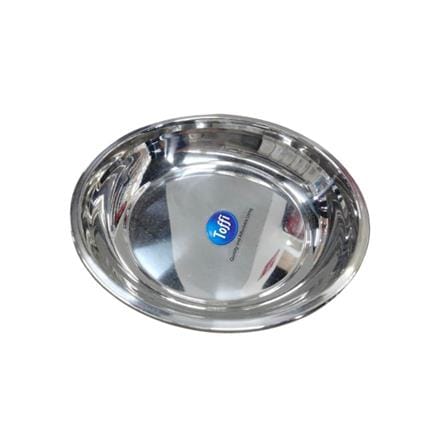 TOFFI STAINLESS STEEL RICE PLATE 22CM (K4822)