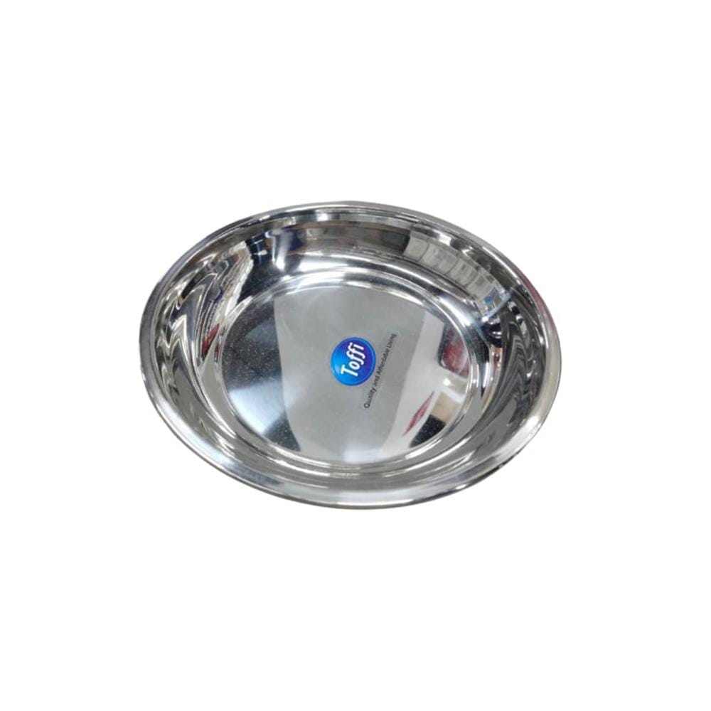 TOFFI STAINLESS STEEL RICE PLATE 26CM (K4826)