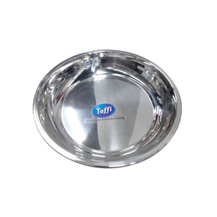 TOFFI STAINLESS STEEL RICE PLATE 26CM (K4826)