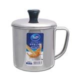 TOFFI STAINLESS STEEL MUG WHITE COVER 11CM  (D0811)