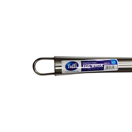 TOFFI STAINLESS STEEL EGG WHISK 12" (K4112)