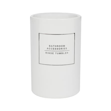 CERAMIC TUMBLER MOYA CE-2221-WHITE-TM