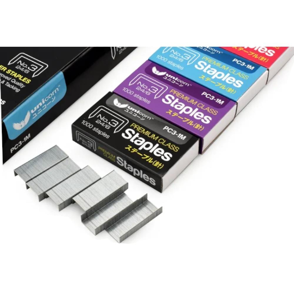 UNICORN PREMIUM CLASS STAPLES NO.3 24/6 USPC3IM