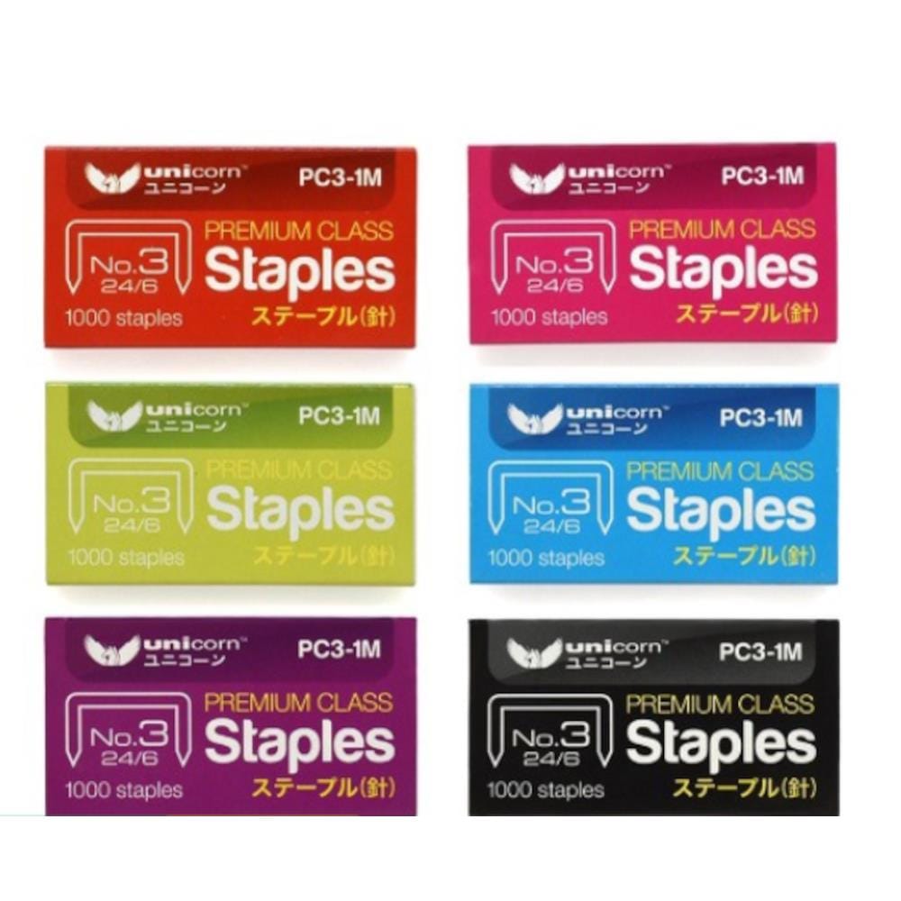 UNICORN PREMIUM CLASS STAPLES NO.3 24/6 USPC3IM