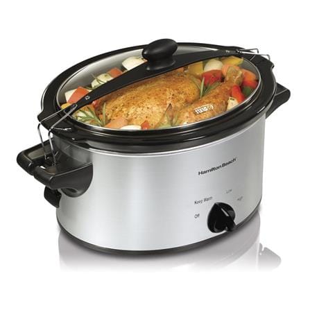 HAMILTON BEACH SLOW COOKER STAYORGO 195WATT 3.5LITER 4 QUART