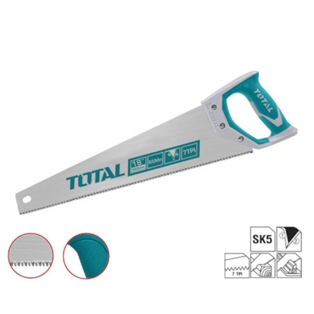 TOTAL HAND SAW 18" (450MM) X 7TPI (THT55186)