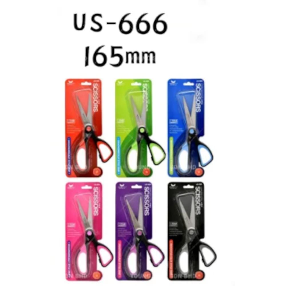 UNICORN STAINLESS STEEL SCISSORS US-666 165MM