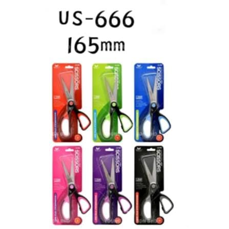 UNICORN STAINLESS STEEL SCISSORS US-666 165MM