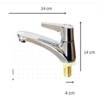 TRUFLO BASIN FAUCET COLD TAP FPT-L0106Z-1TPCRM CHROME