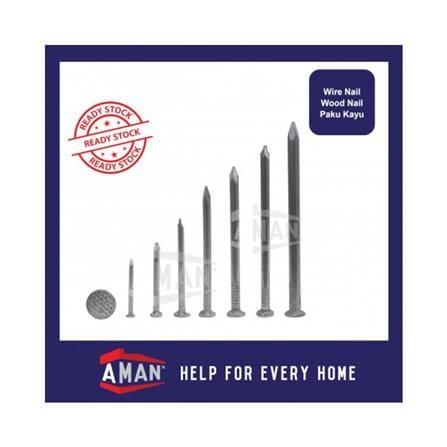 AMAN IRON WIRE NAIL IWN-012 1-1/4" 50EACH