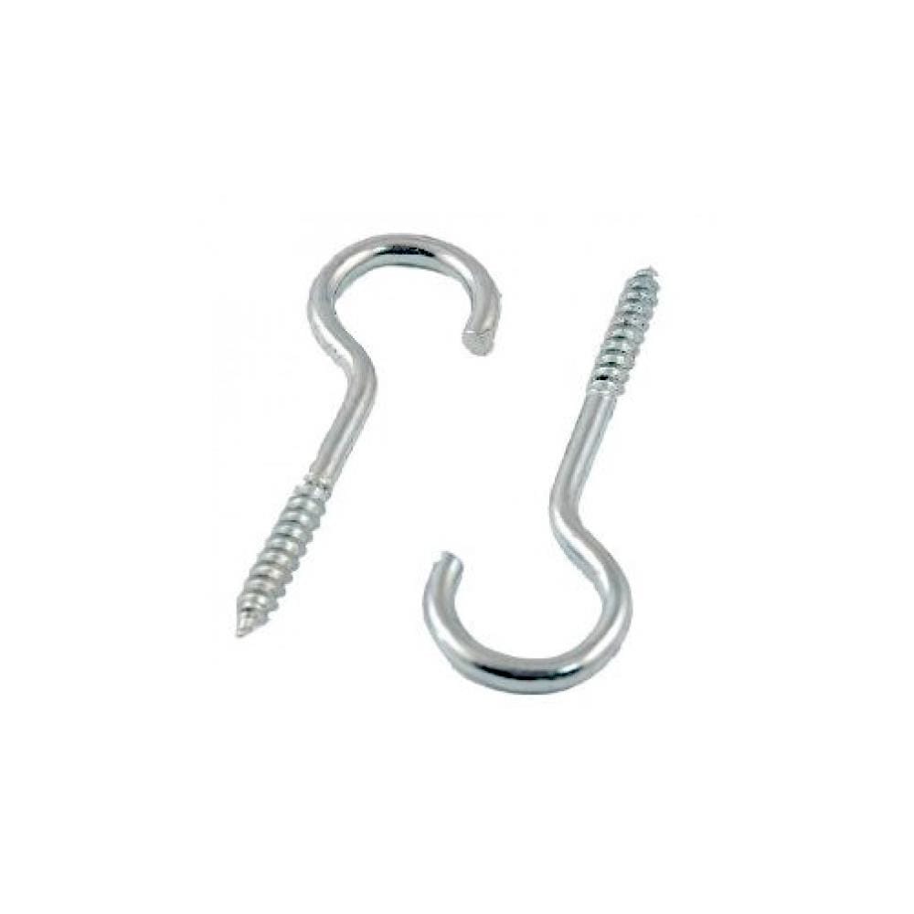 AMAN GALVANIZED IRON SCREW HOOK CSH-08 8PCS EACH
