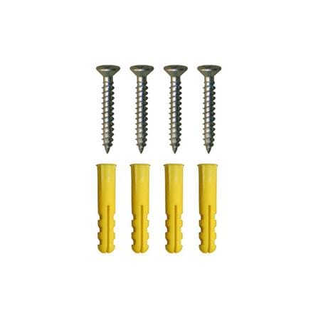 AMAN WALL PLUG PLASTIC ANCHOR WITH SCREW PWP-0630S 6x30MM 10 PCS EACH