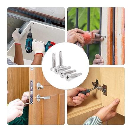AMAN FLAT HEAD SELF-DRILLING SCREW DS-FH420 20PCS EACH