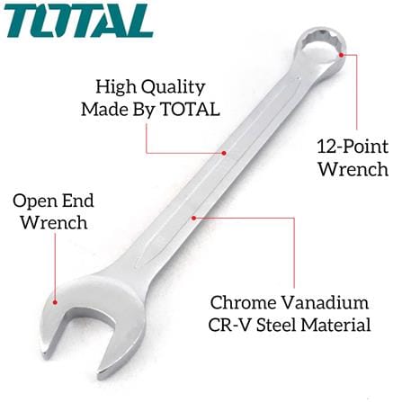 TOTAL 1 EA COMBINATION WRENCH 15 x 191mm