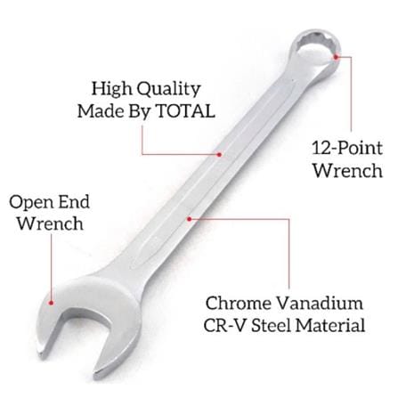 1 ea TOTAL COMBINATION WRENCH 17 x 211mm