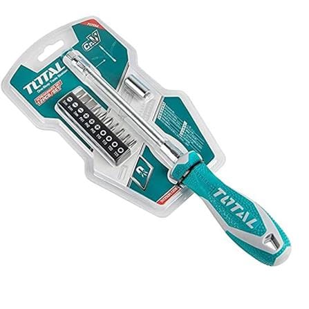 TOTAL FLEXIBLE SHAFT SCREWDRIVER SET 12PCS/SET THT250FL1206