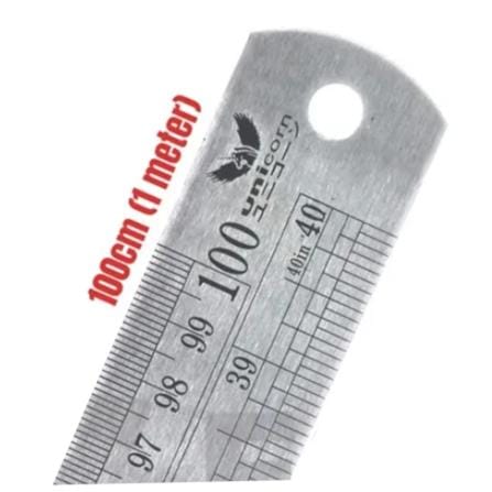 100cm/1 meter STEEL UNICORN RULER