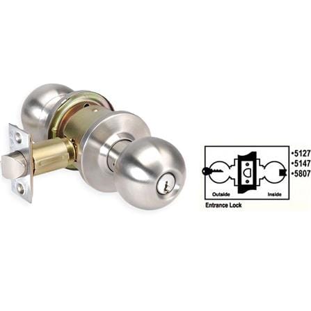 YALE ENTRANCE KNOB VCA4147-US32D STAINLESS STEEL