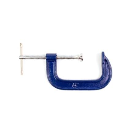 4INCH VENUS IRON C-CLAMP BLUE-SILVER (HEAVY)