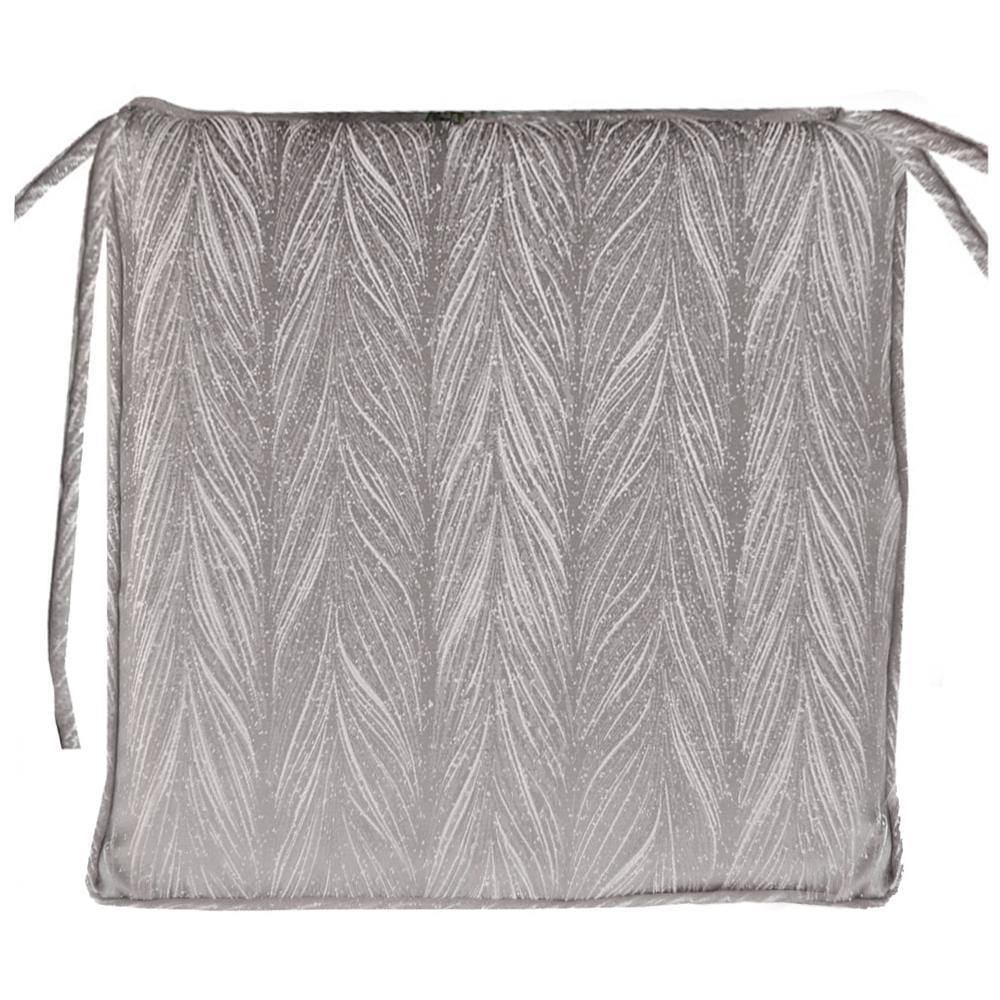 CHAIR PAD HOME LIVING STYLE PINE 16x16" GRAY