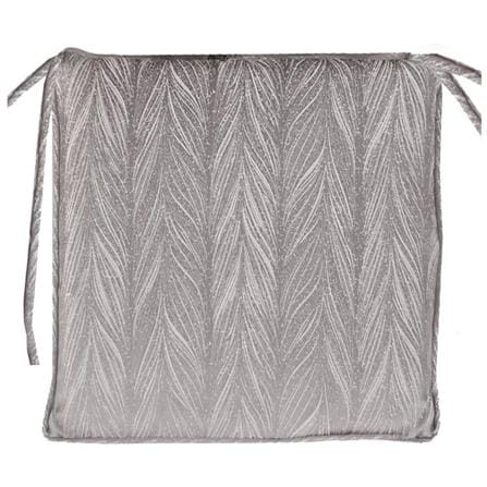 CHAIR PAD HOME LIVING STYLE PINE 16x16" GRAY