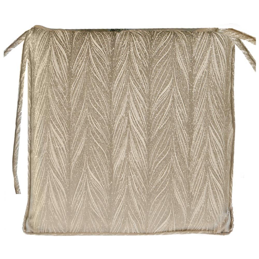 CHAIR PAD HOME LIVING STYLE PINE 16x16" GOLD