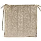 CHAIR PAD HOME LIVING STYLE PINE 16x16" GOLD