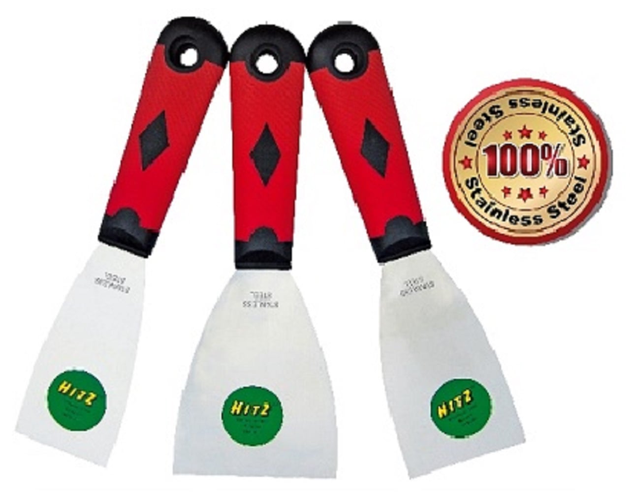 HITZ 120mm STAINLESS STEEL SCRAPER