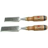 1" WOOD IRON BULL  FIRMER CHISEL + FERRULE