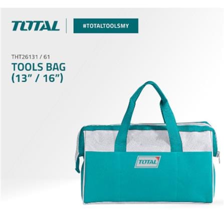 TOTAL TOOL BAG 13" THT26131 GREEN
