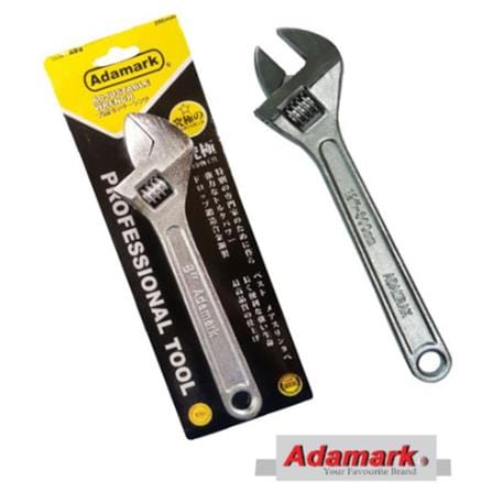 10"  ADAMARK CHROME ADJUSTABLE WRENCH
