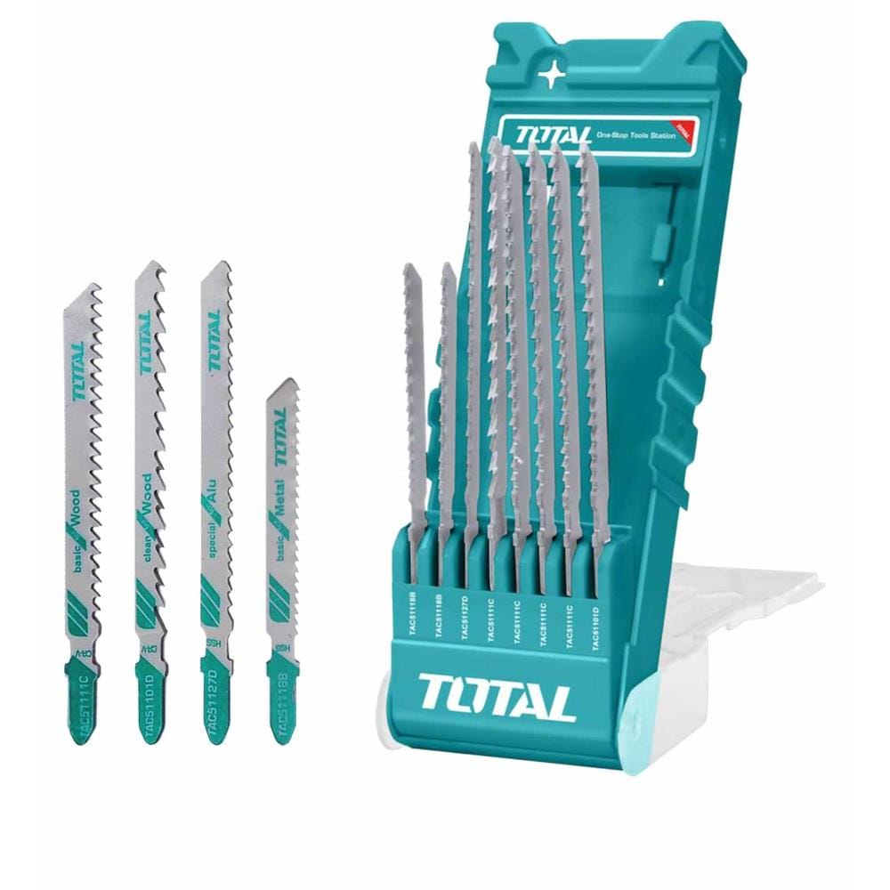 TOTAL TOOLS 8EA JIG SAW BLADES SET TACSD7386