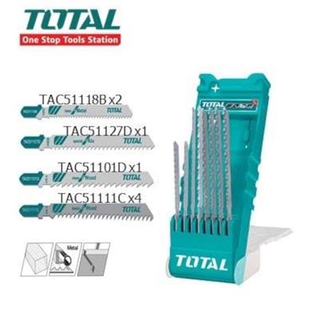 TOTAL TOOLS 8EA JIG SAW BLADES SET TACSD7386