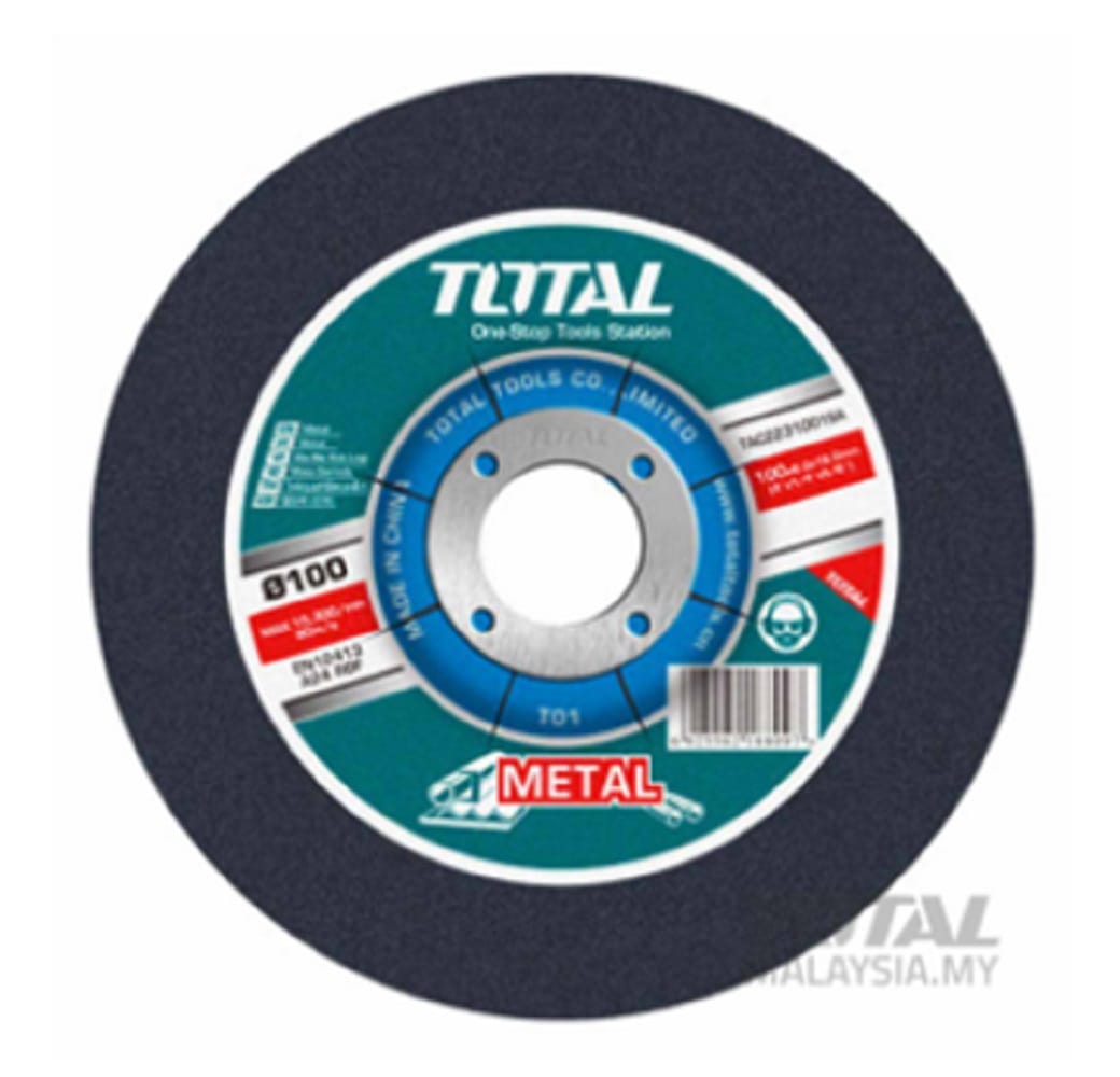 TOTAL 16MM ABRASIVE GRINDING DISC ABRASIVE CUTTING (METAL)