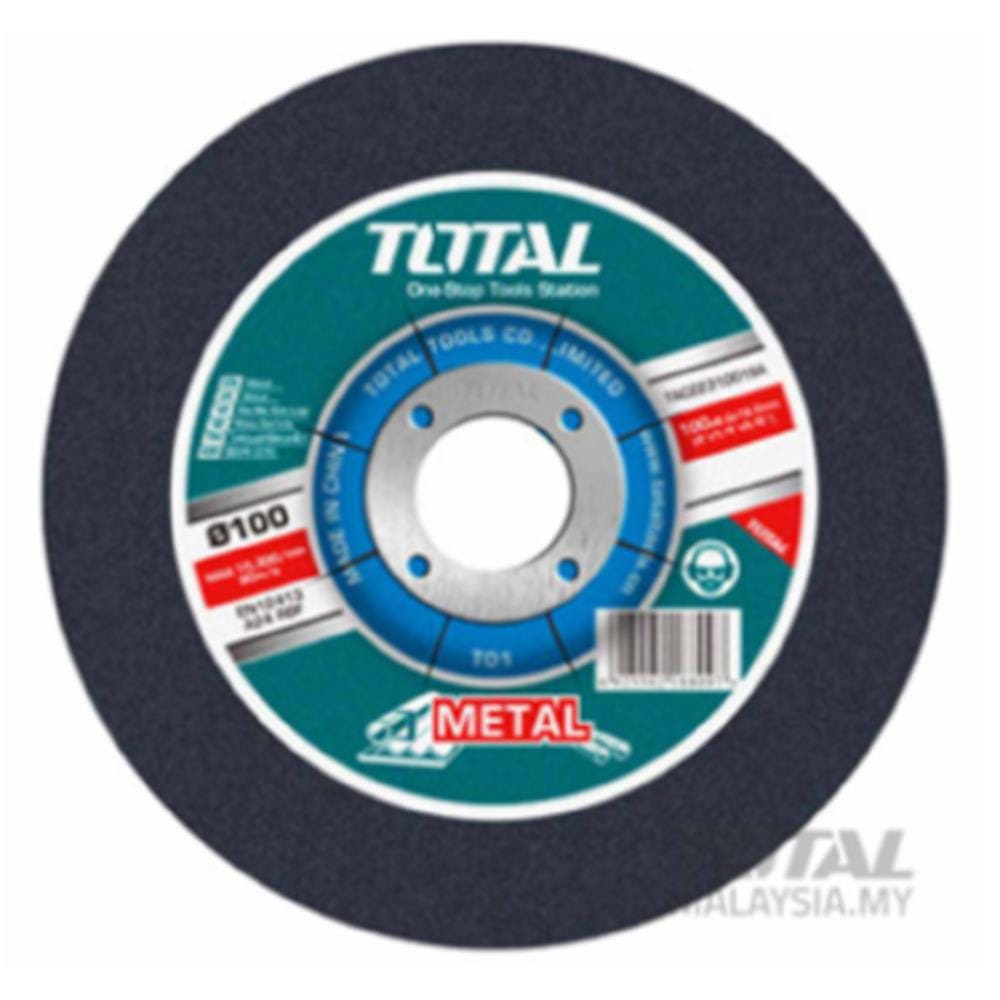 TOTAL 16MM ABRASIVE GRINDING DISC ABRASIVE CUTTING (METAL)