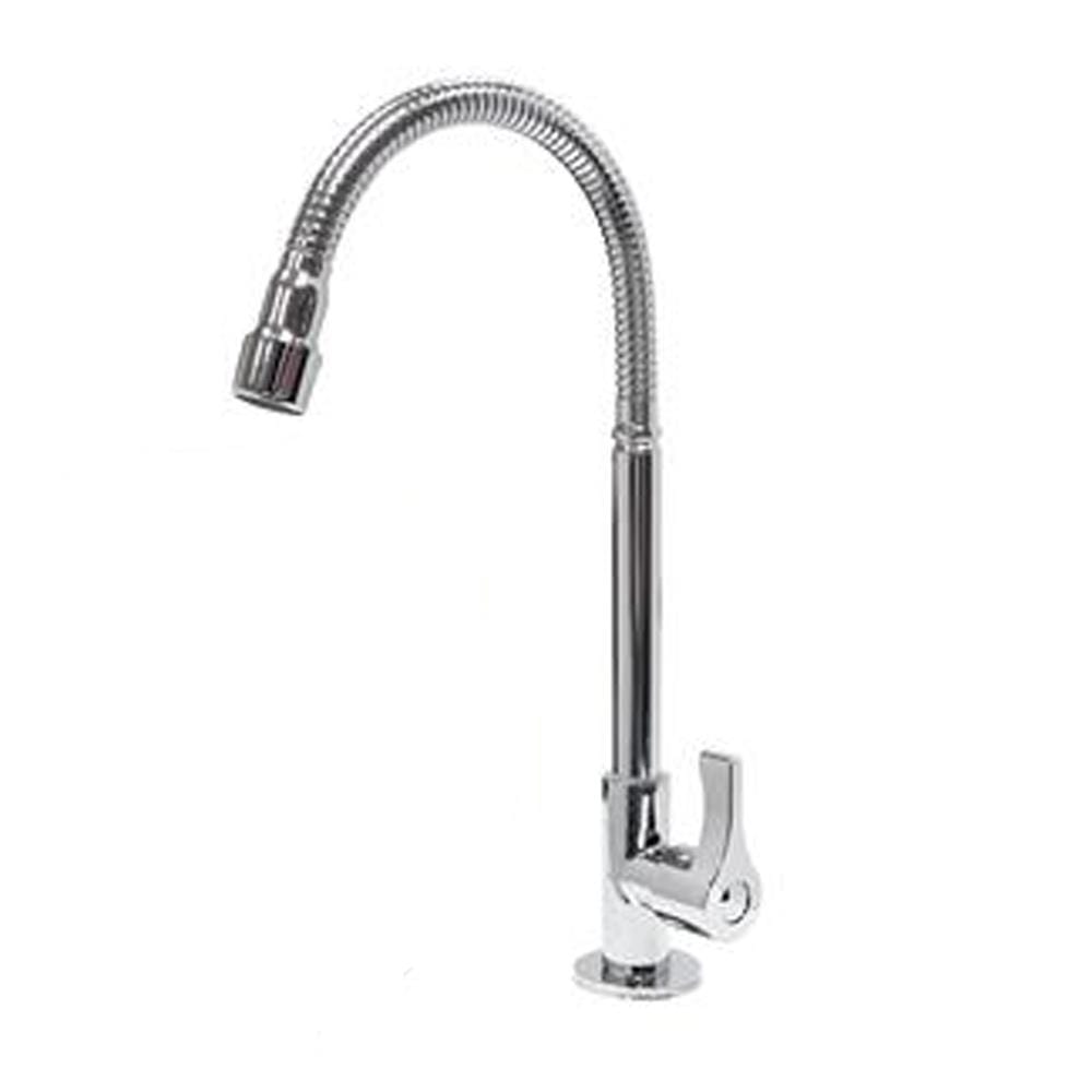 TRUFLO PILLAR SINK FAUCET FLEX BRASS FST-L0202B-1TPCRM (PSCCX)