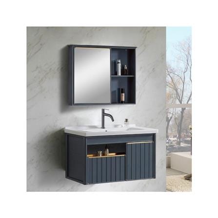 MD COUNTER WASHBASIN SET MBCSCS-800-DARK GREY