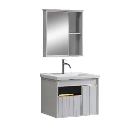 MODERN DEPOT COUNTER WASHBASIN SET MBCS-600-WGD WHITE