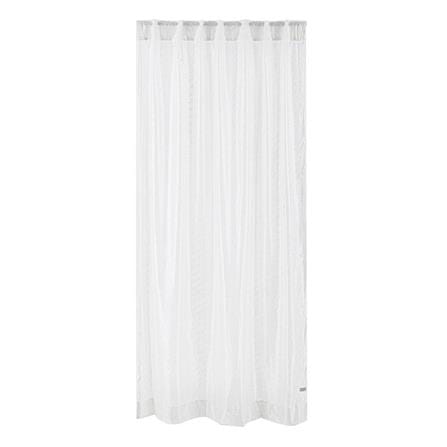 BACK TAB SHEER CURTAIN HOME LIVING STYLE SVEN 140X220CM WHITE