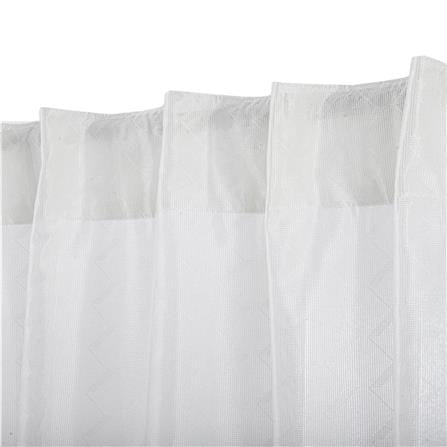 BACK TAB SHEER CURTAIN HOME LIVING STYLE SVEN 140X220CM WHITE