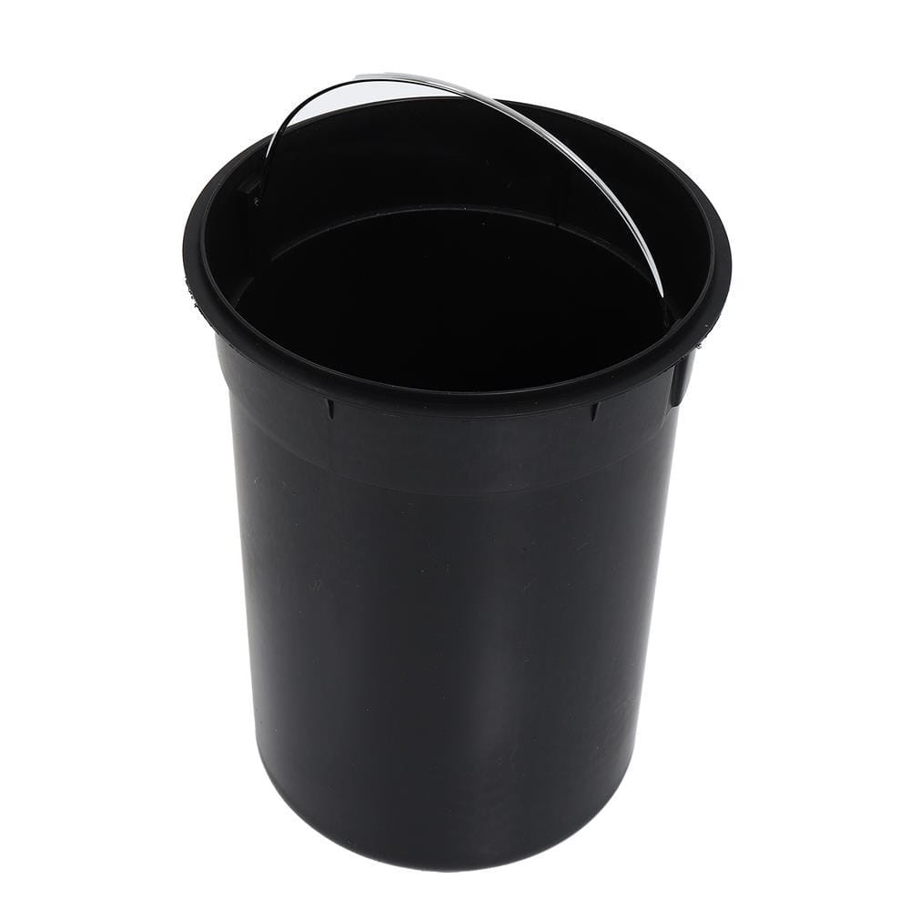 ROUND DUSTBIN SYLVAN 12L BLACK & BAMBOO