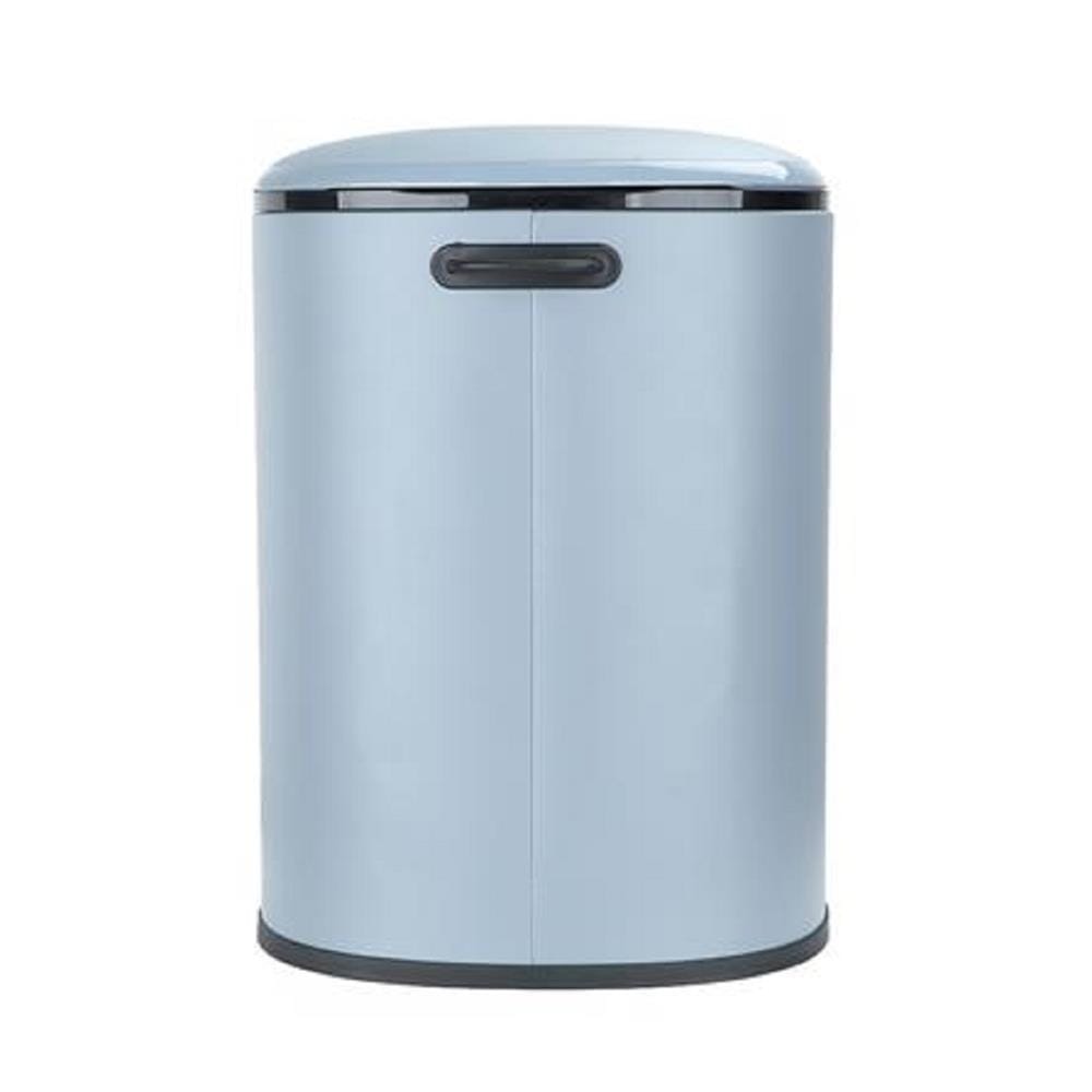 ROUND DUSTBIN MILD 12L GREY SOFT CLOSE