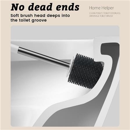 HOMEPRO ACCO TOILET BRUSH SET NAMI W12.4XD12.4XH41 CM WHITE